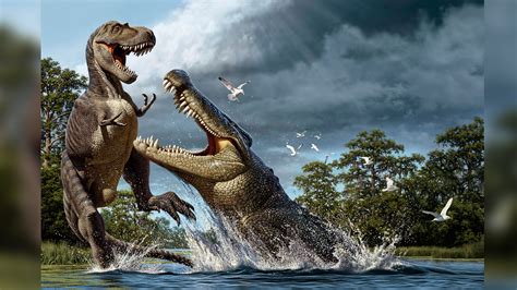 did crocodiles exist with dinosaurs.